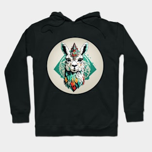 Colorful Lama queen Hoodie